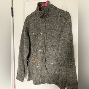 Eddie Bauer Fleece Zip-Up / Button Up Jacket